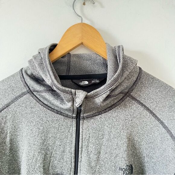 The North Face Heather Grey Canyonlands Full Zippered Hoodie Jacket - Picture 5 of 7